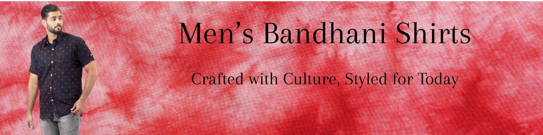 MENS COTTON SHIRT BANDHEJ/BANDHINI