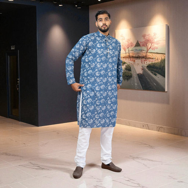IndiBlock Cotton Kurta