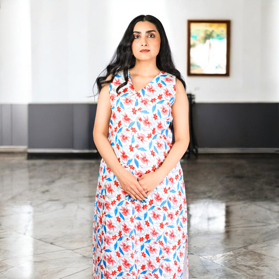 Naksh Handblock Cotton Dress