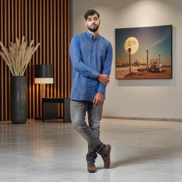 LoomLine Cotton Short Kurta