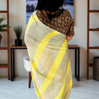 Sunehri Linen Saree