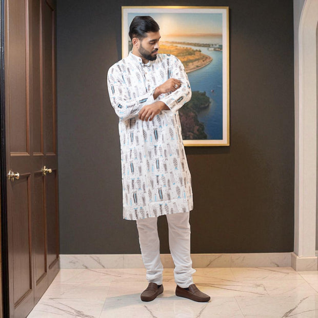 BlueSwim Handblock Cotton Kurta