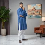StripeLoom Cotton Kurta