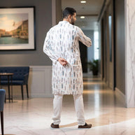 BlueSwim Handblock Cotton Kurta