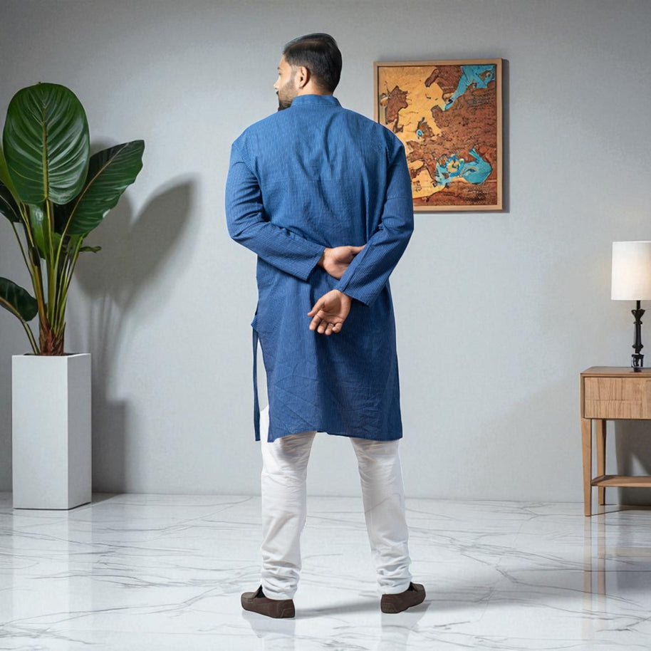 StripeLoom Cotton Kurta
