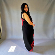 Maroon Handloom Cotton Saree