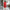 Red Camel Handblock Cotton Gathered Dress