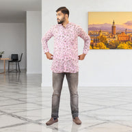 Gulzar Handblock Cotton Short Kurta
