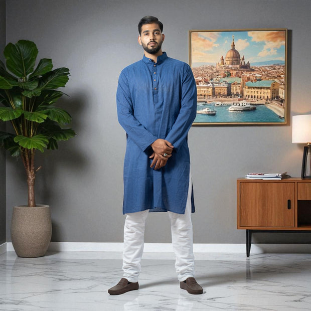 StripeLoom Cotton Kurta