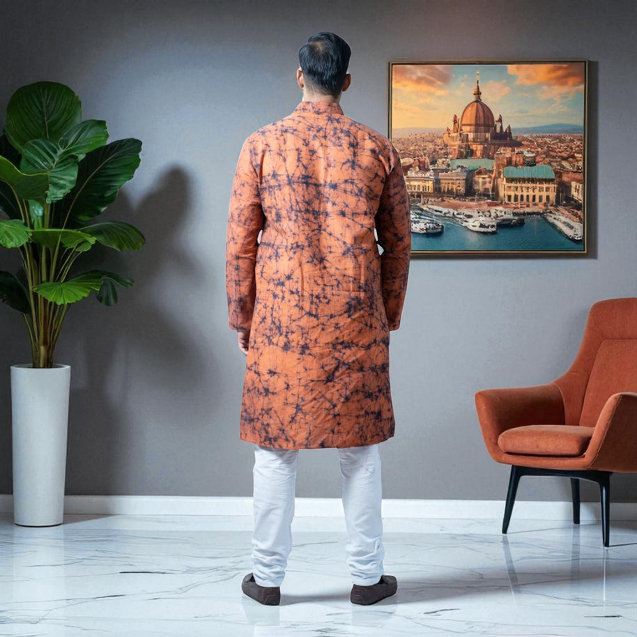 BatikRust Handloom Cotton Kurta