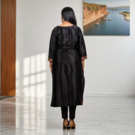 Ajrakh Allure Womens Silk Kurta