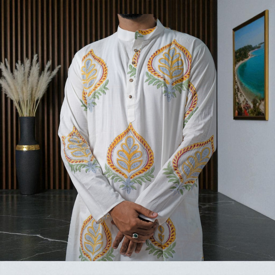 NoorButi Handblock Cotton Kurta