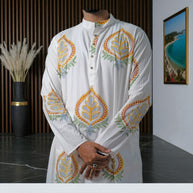 NoorButi Handblock Cotton Kurta
