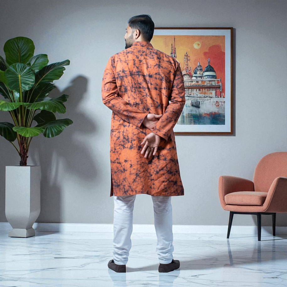 BatikRust Handloom Cotton Kurta