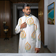 NoorButi Handblock Cotton Kurta