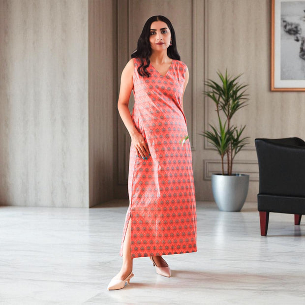Naksh Handblock Cotton Dress