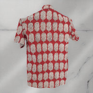 Artsy Hand Block Print Mens Shirt