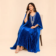 Blue Velvet Kaftan