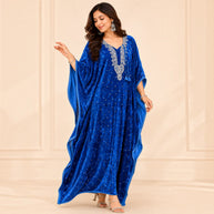 Blue Velvet Kaftan