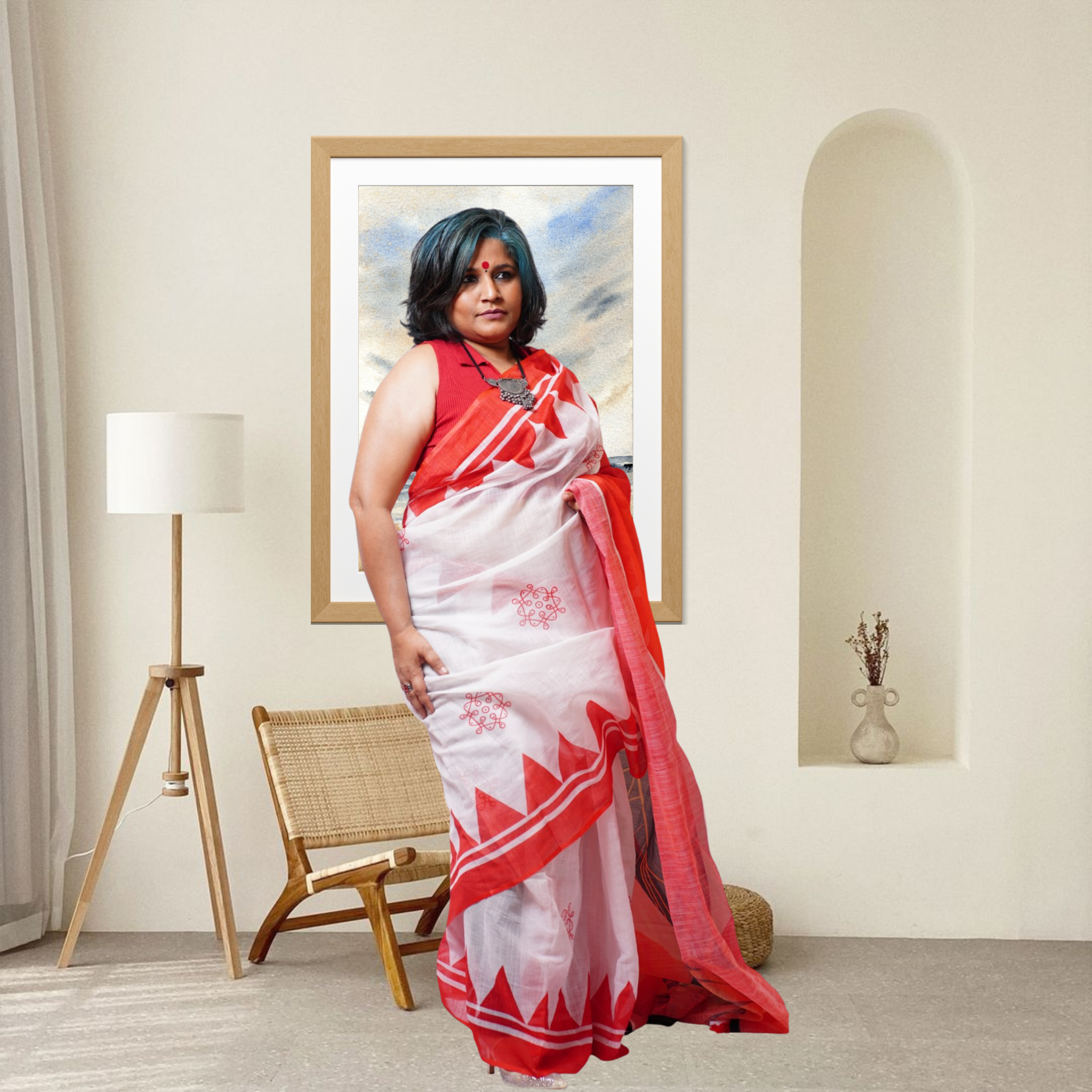 Divine Aura Cotton Saree