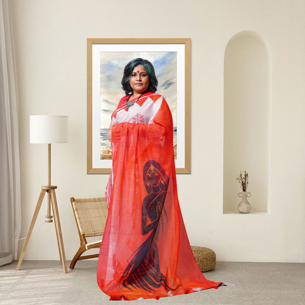 Divine Aura Cotton Saree