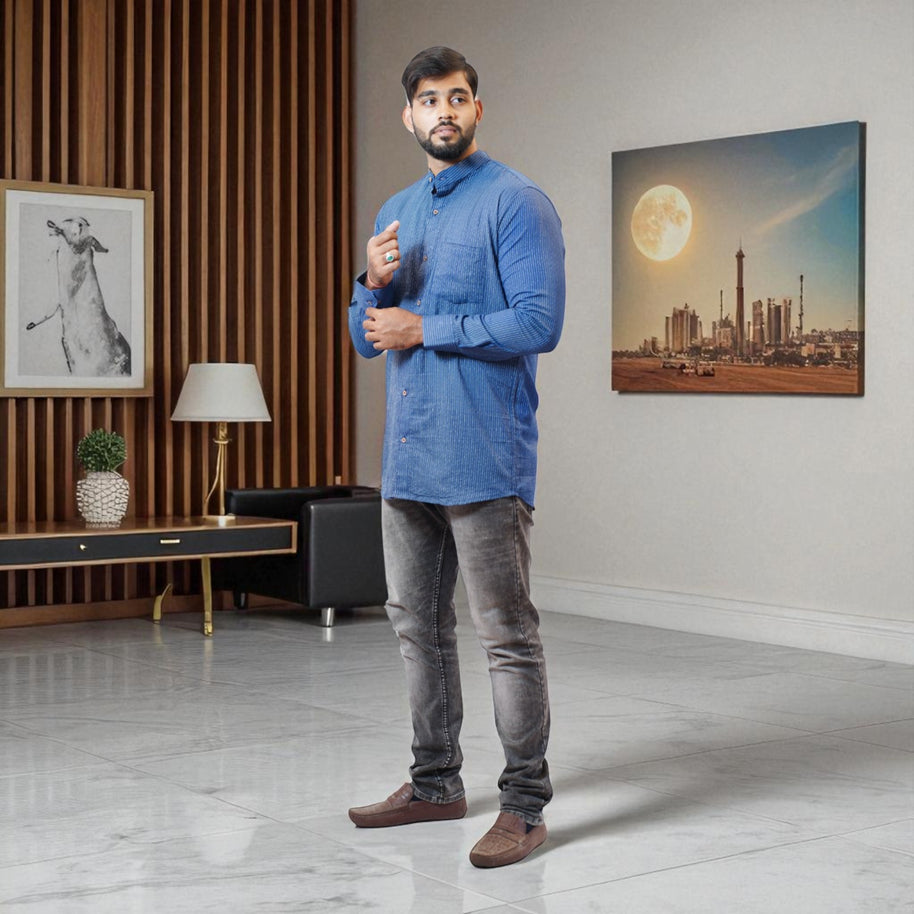 LoomLine Cotton Short Kurta
