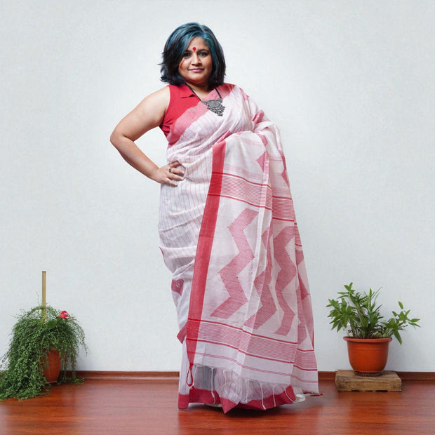ShvetaRaga Cotton Saree