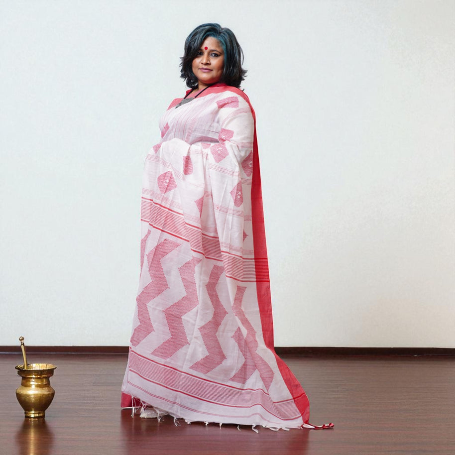 ShvetaRaga Cotton Saree