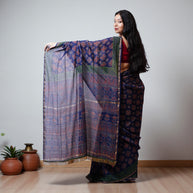 Varnika Handblock Chanderi Cotton Saree