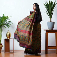 HariRachna Handblock Cotton Saree
