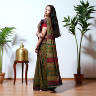 HariRachna Handblock Cotton Saree