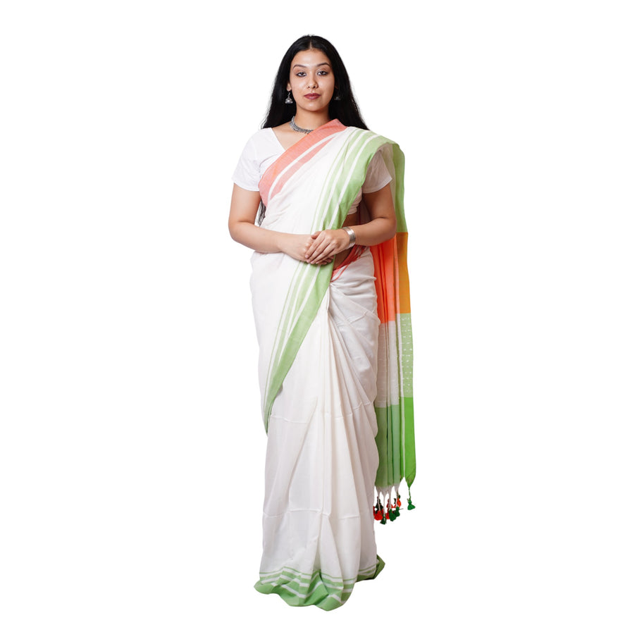 Tiranga Cotton saree