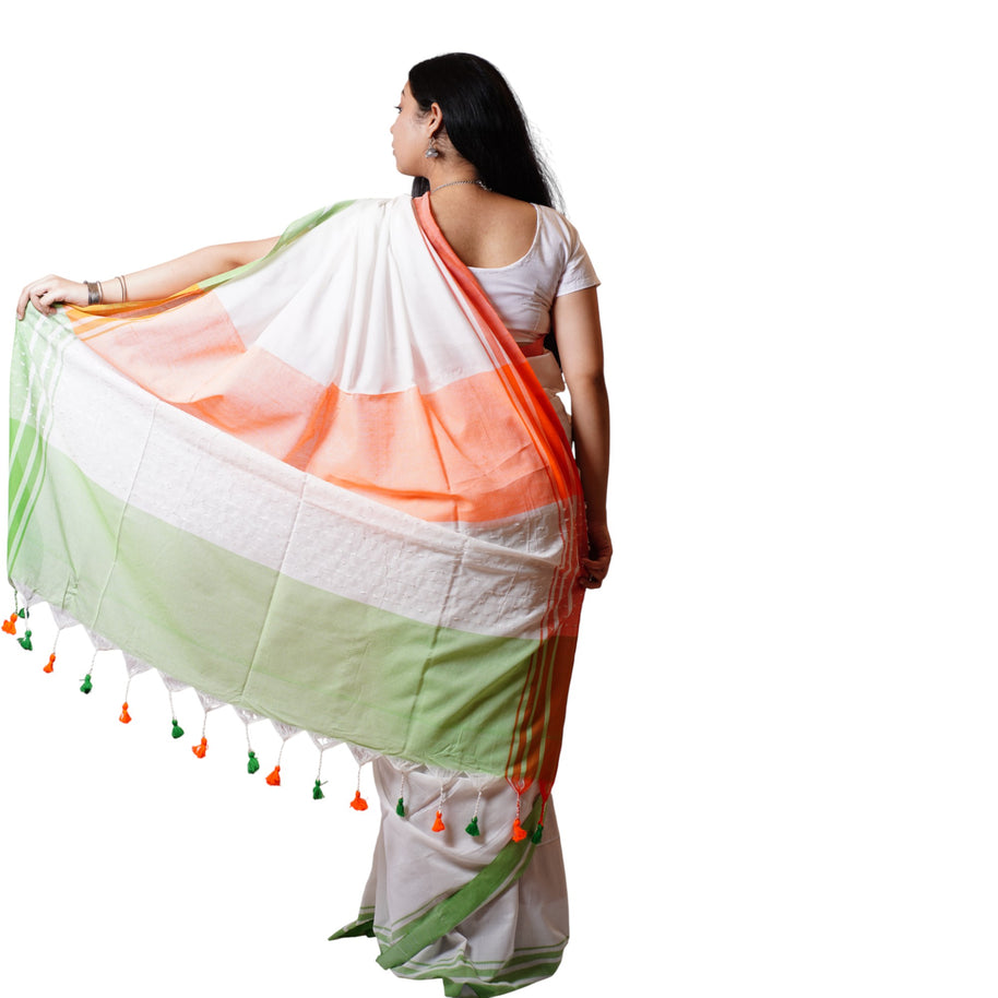 Tiranga Cotton saree