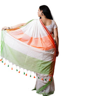 Tiranga Cotton saree