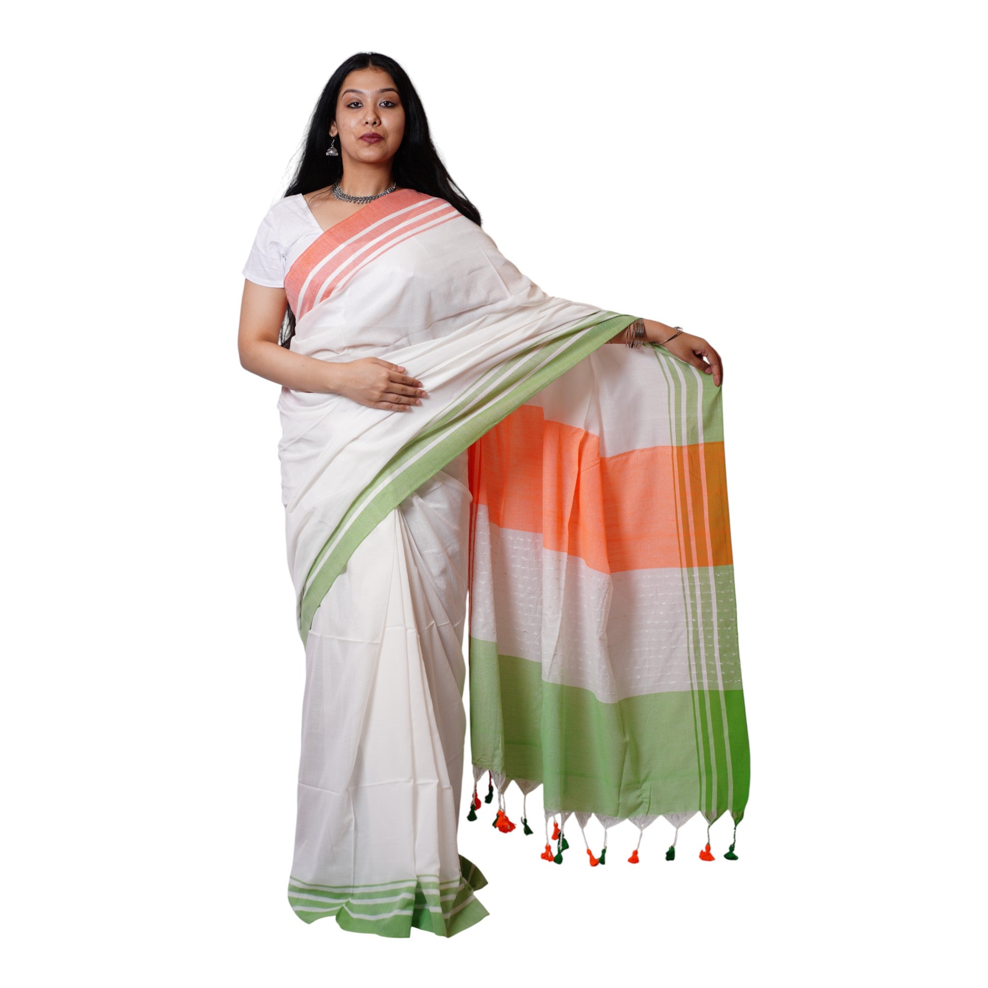 Tiranga Cotton saree