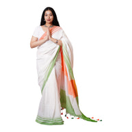 Tiranga Cotton saree
