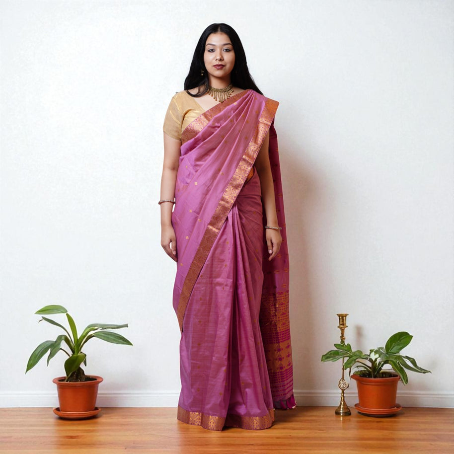 Saanvi Assam Silk Handloom Saree
