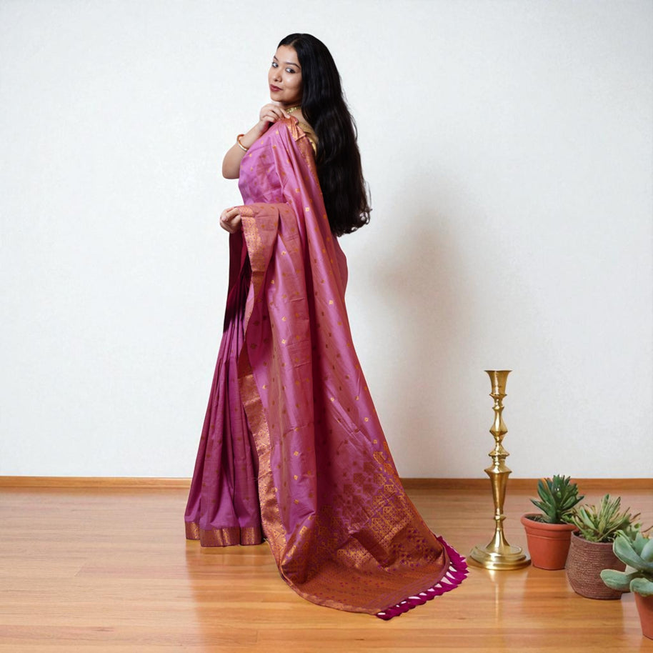 Saanvi Assam Silk Handloom Saree