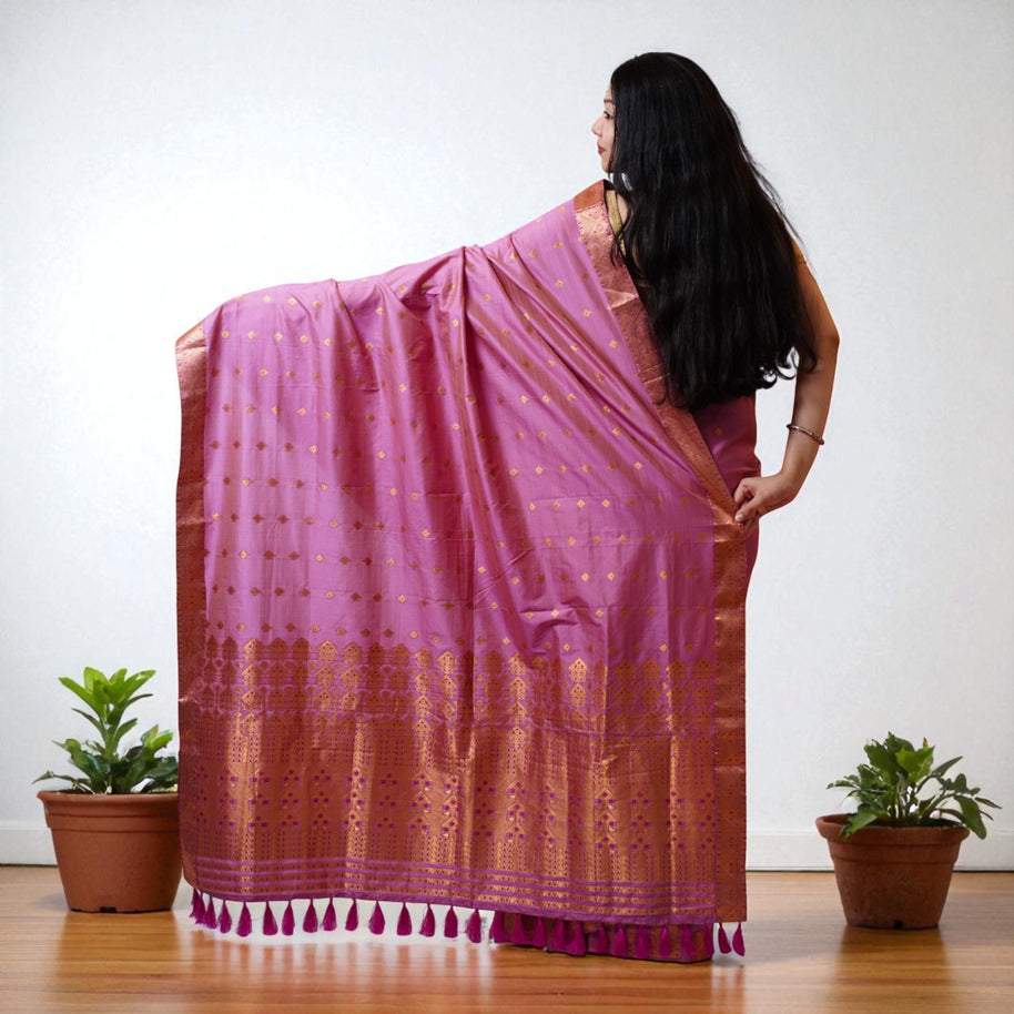 Saanvi Assam Silk Handloom Saree