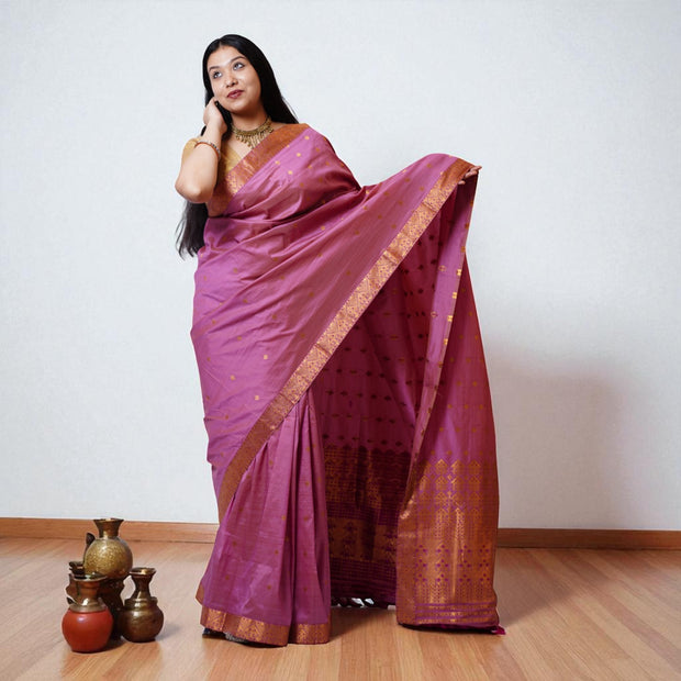 Saanvi Assam Silk Handloom Saree
