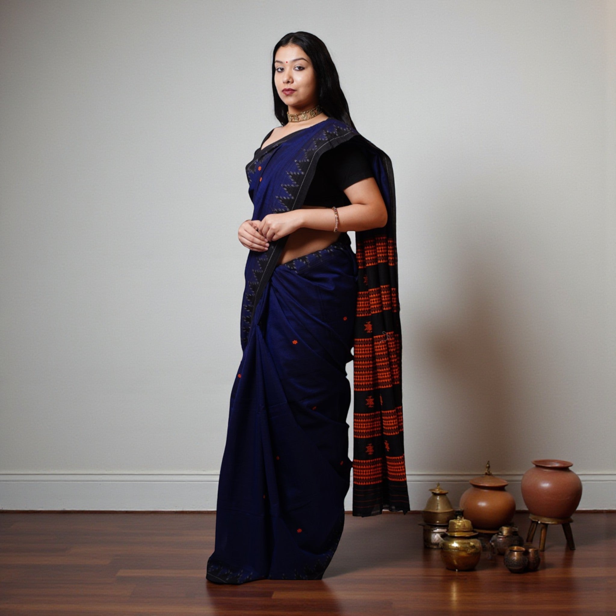 Neelveda Kotpad Handloom Cotton Saree