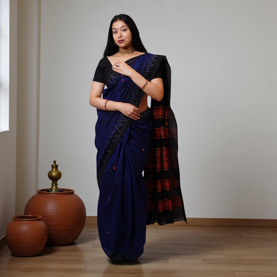 Neelveda Kotpad Handloom Cotton Saree