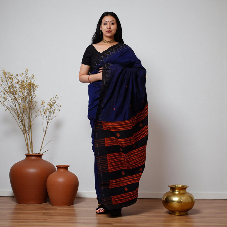 Neelveda Kotpad Handloom Cotton Saree