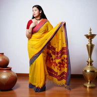 Anaya Jamdani Handloom Cotton Saree