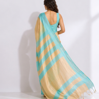 Stripe Radiance Handloom Cotton Saree