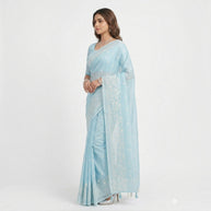 Light Blue Kota Doriya Cotton Saree
