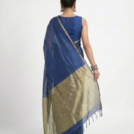 Blue Silk Saree