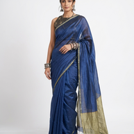 Blue Silk Saree
