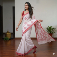 ShvetaRaga Cotton Saree