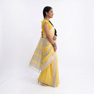 Sunehri Linen Saree